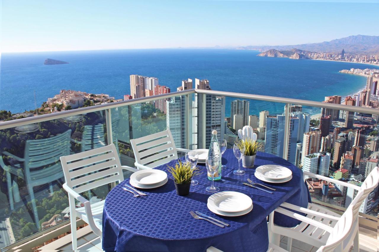 High Rise Apartment On The 39Th Floor With Private Terrace And Sea Views Benidorm Exterior foto