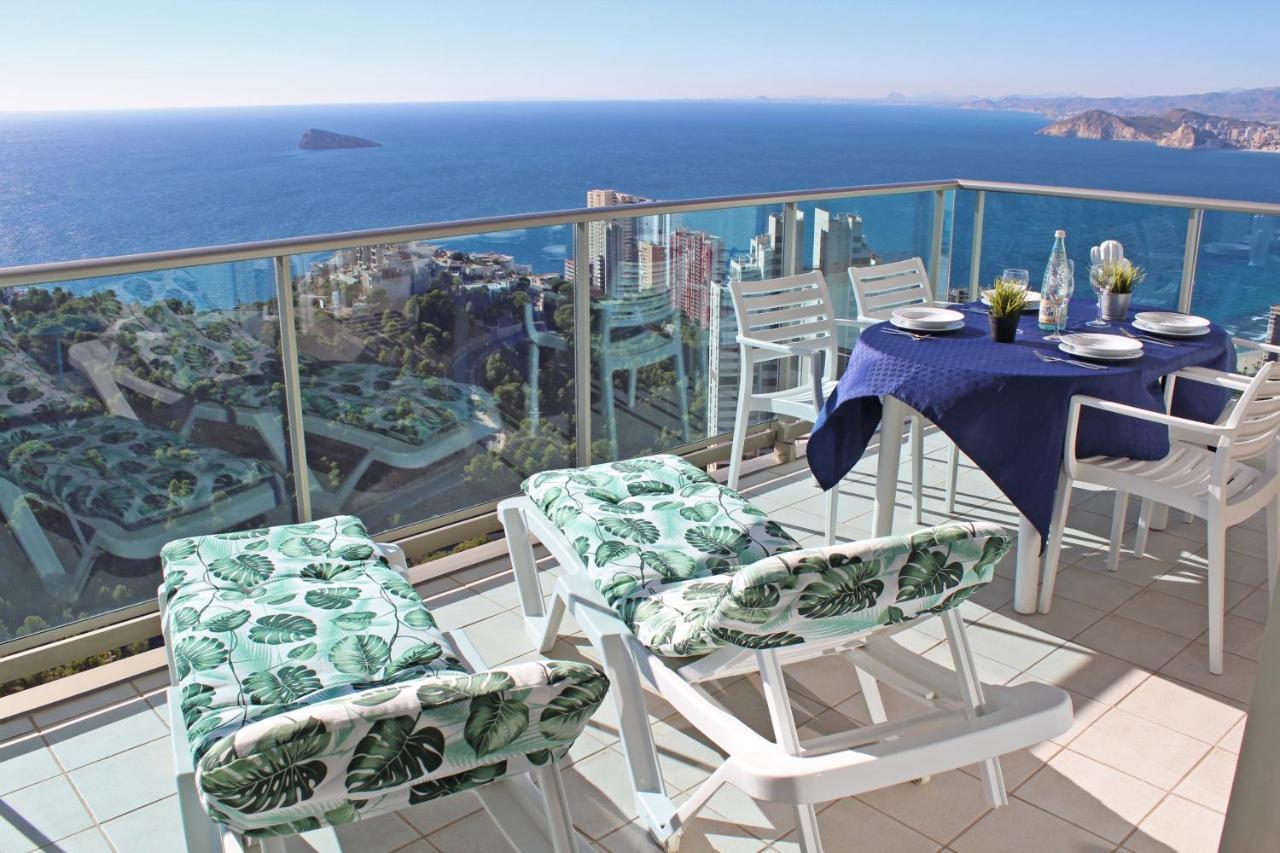 High Rise Apartment On The 39Th Floor With Private Terrace And Sea Views Benidorm Exterior foto