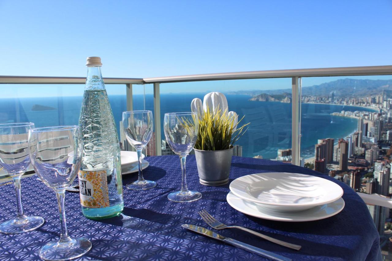 High Rise Apartment On The 39Th Floor With Private Terrace And Sea Views Benidorm Exterior foto